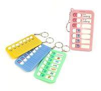 WUBAYI Organizador de tareas diarias y tabla de rutina para niños, planificador de listas de tareas reutilizables, organización escolar y familiar, paquete de 4, multicolor