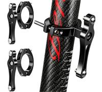 WUBAYI Paquete de 2 adaptadores de soporte para botella de agua para bicicleta, adaptador de montaje de jaula de botella de aluminio con llave hexagonal, accesorio para soporte de bebidas para