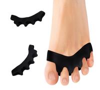 WUBAYI Separadores de dedos de silicona de alta calidad para adultos, 1 par de espaciadores de dedos cómodos y alisadores de dedos para corregir los dedos superpuestos y alinear los pies, separador