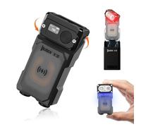 WUBEN X3 Pro Mini Linterna Recargable Con Estuche De Carga E Imán, 180 Grados EDC Linterna De Bolsillo Twist Ip65 Impermeable Llavero Linterna 10 Modo Tipo C Cordón Para Camping, Al Aire Libre, Regalo