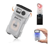 WUBEN X3 Pro Mini Linterna Recargable Con Estuche De Carga E Imán, 180 Grados EDC Linterna De Bolsillo Twist Ip65 Impermeable Llavero Linterna 10 Modo Tipo C Cordón Para Camping, Al Aire Libre, Regalo