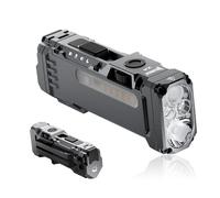 WUBEN X4 Mini Linterna LED Recargable con RGB Lamparas, 1500 Lumens EDC Linternas Alta Potencia con Iman, IP68 Portatil Tactico Lampara de Mano para Camping Emergencia Rescate