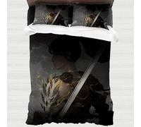 Wuchang Fallen Feathers - Juego de ropa de cama y 2 fundas de almohada para adultos con impresión 3D