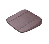 WUCHENGHH Cojín de Asiento de Cuña de Coche para Peugeot 407SW 508SW RCZ, Alfombrilla Cojines de Cuña para Elevador de Asientos Antideslizante Accesorios,C/brown-L/8cm