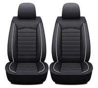 WUCHENGHH Fundas Asientos Coche para Ford Ranger Raptor 2000-2024, Cuero PU Delantero Funda Asiento Juegos Cubreasientos Transpirable Protectors Accesorios,B/Black-White