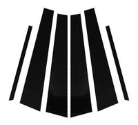 WUCHENGHH Moldura de Pilar Ventana Coche para VW Passat B6 2006-2010, Molduras de Pilares Ventanas y Puertas Pegatinas Decorativas Accesorios