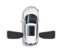 WUCHENGHH Parasol Ventana Lateral Coche para BMW 7 Series Long E66 2001-2008, Parasoles Delantera Trasera Boquear Rayos UV Malla Transpirable Accesorios, B/2 Rear Windows