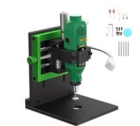 WUCIOA Plataforma de rectificado de circuitos Integrados, máquina CNC para rectificado de teléfonos con Luces LED y Brocas, 5 velocidades Ajustables, Control de Doble Eje, micrómetro de precisión