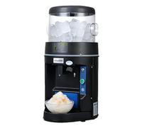 WUCIOA Trituradora de Hielo Comercial, máquina eléctrica de Hielo raspado de 600 W, 10 kg/min, Control de Grosor, Avance y Retroceso, Capacidad de 15 L, Drenaje Trasero