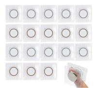 Wudaizhi 10 Pares Ocultos De Coser Chasquido Magnético, Costura Invisible En El Sujetador De Snap Magnético De PVC para Ropa Herramientas De Coser Artesanías De Bricolaje