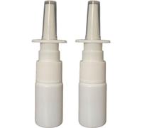 Wudaizhi 1pcs/Lote 10 Ml Blanco Plástico Vacío Biberones Nasales Pulverizador De Bomba Neblina Botella Reabastecible para Empaquetado Médico