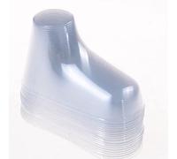 Wudaizhi 30 Piezas 30 Piezas De Plástico Transparente Modelo De Pie De Plástico para Niños Pantallas para Niños Botones para Niños Calcetines Soporte para Visualización (9 Cm)