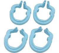 Wudaizhi 4pcs Anillo De Anillo De Sujeción De Resina Dental Anillo De Metal Contorneado Matrices De Metal Contorneado Soporte De Abrazadera Fija Autoclavable