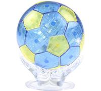 Wudaizhi 77pcs Rompecabezas 3D Fútbol Jigsaw Ensamblaje De Bricolaje Modelo De Cristal De Fútbol