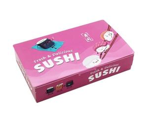 Wudaizhi Cajas De Comida para Llevar, Pequeñas Cajas De Charcutería, Contenedores Desechables para Sushi, Suministro De Embalaje De Bolas De Arroz para Restaurante, 100 Uds.