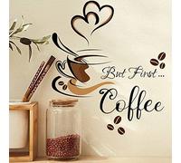 Wudaizhi Calcomanías De Pared De Taza De Café, Pegatinas De Cocina De Vinilo, Decoración De Café Y Té De Bricolaje Extraíble para Casa, Café, Tienda Y Estación De Café