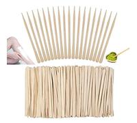 Wudaizhi Cejas Cejas De Cera 200pcs Aplicador Depresores De Madera Depresores De Madera Espátulas Cera Palitos De Tatuaje Pequeños Palos De Depilación Pequeños
