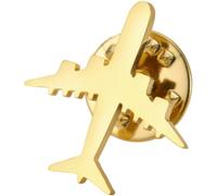 Wudaizhi Pines De Avión De Acero Inoxidable, Pin De Solapa De Caza, Insignia Divertida De Espectáculo Aéreo para Mochila, Traje, Disfraz, Decoración, Recuerdo De Fiesta De Aviación