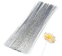 Wudaizhi Tallos De Alambre De Floristería 100 Piezas De Alambre De Alambre De Hierro Floral De Fondant Alambre De Alambre De Alambre De Ramo De Ramo para Decoración De Bricolaje Hecho a Mano