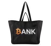 Wudan Bolsas de lona de moda, bolsas de comestibles de cocina, bolsa de lavandería para mujeres, despedida de soltera, regalos de Bitcoin Bank