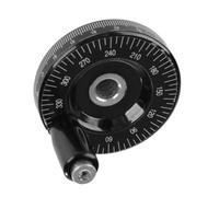 WUDCW 1 rueda de mano sólida negra de 10 x 63 mm, escala, for fresadora, rectificadora, torno, piezas de repuesto for rueda de mano rota.