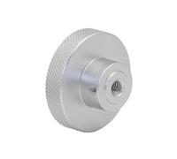WUDCW Manivela de máquina herramienta de aleación de aluminio con rueda de mano, torno giratorio con alambre superior, orificio de luz fijo, accesorios de maquinaria(40MMxM8)