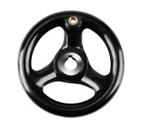 WUDCW Máquina de fresado de mano, torno impresora, rueda de mano con radios, rueda de mano redonda de tres (12 x 100 mm)