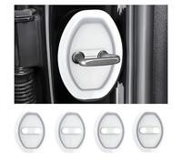 WUDIJING 4Piezas Tapa Protectora Cerradura Puerta Coche para Honda HR-V 2021-2024 2025/ CR-V ZR-V Civic 2024 2025, Protector Puertas Coche In Gel de Sílice con Absorción Choques Silenciosa,White