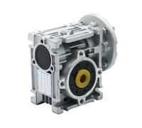 WUDOLI 1 Uds NMRV030 caja de engranajes de tornillo sin fin 63B14 brida 11mm entrada 14mm reductor de eje de salida for caja de cambios reductora de Motor de 120W 180W Controlador(10:1)