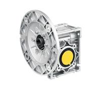 WUDOLI 1 Uds NMRV030 caja de engranajes de tornillo sin fin 63B5 140mm caja de engranajes de brida 11mm eje de entrada 14mm eje de salida reductor de velocidad for Motor paso a paso Controlador(10:1)