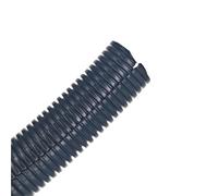 WUDOLI Conducto de manguera corrugado de plástico PP negro, aislamiento, arnés de cables, carcasa, línea de cable protectora, roscado de manguera Herramientas(OD7mm x 10meter)