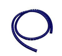 WUDOLI Funda Protectora de Cable en Espiral de 2 Metros, Organizador de Cables de plástico Flexible, enrollador de Tubos para Herramientas(Blue,ID 12mm)