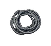 WUDOLI Funda Protectora for conductos mecánicos en Espiral de 1 Metro, 50 mm, 60 mm, Tubo de bobinado, Cubierta Protectora for línea de Aceite hidráulico Herramientas(Grey,ID 60mm)