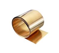 WUDOLI lámina Plana Beryllium Copper Sheet Beryllium Bronze Plate Strip Wear Resistance Corrosion Resistance High Temperature Thickness 0.05mm-0.4mm Materiales Cuadrados (Color : 0.1mmx100mmx1m)