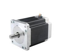 WUDOLI Motor paso a paso NEMA 34 de 1,8 grados, 5,0 A, 68 kg/cm de par, bifásico, 4 cables, 86 x 86 x 114 mm, for robótica CNC. Herramientas(12.7mm)