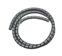 WUDOLI Organizador de Cables en Espiral de 32 mm, Funda Protectora Resistente for una gestión ordenada de los Cables. Herramientas(Grey,1 Meter)
