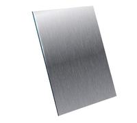 WUDOLI Paneles de Pared 10 Uds. Placa de Aluminio 5052 Hoja Plana de Aluminio 40mm x 40mm x 1mm Efecto de protección Chapa estriada
