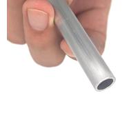 WUDOLI Tubo redondo de aluminio de 100 mm de longitud y 26 mm, 28 mm, 30 mm y 32 mm de diámetro for soporte de base de tienda de campaña y mangos de pala. Industria(32x1mm)