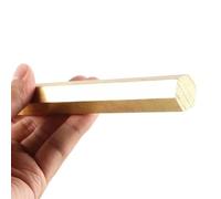 WUDOLI Varilla hexagonal de latón H59 de gran tamaño, barra de latón macizo for proyectos de bricolaje y fabricación personalizada. Herramientas(25x100mm)