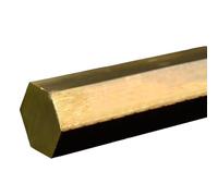 WUDOLI Varillas hexagonales de latón de 3 mm a 40 mm for la fabricación de terminales de conectores y componentes eléctricos Herramientas(10mm)