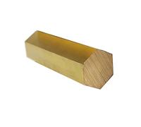 WUDOLI Varillas hexagonales de latón H59 Barra hexagonal de latón 3 mm, 4 mm, 5 mm, 6 mm, 7 mm, 8 mm, 9 mm, 10 mm, 11 mm, 12 mm, 20 mm, 30 mm, 40 mm Herramientas(10x100mm)