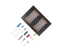 wueiooskj 1:64 Gran Estacionamiento Mat Modelo Coche Diecast Garaje Miniatura Modelos de Coches Exhibición Estilo B, Negro, Estilo E