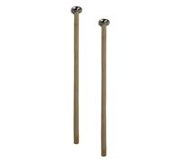 wueiooskj 2 piezas de mazo de Glockenspiel, mazos vibráfono para xilófono, bloque Para madera, yoga, cabeza larga y redonda, cabeza larga y plana