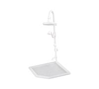 wueiooskj Accesorios de Ducha para casa de muñecas en Miniatura para baño Que mejoran la casa muñecas y brindan una Experiencia Juego Realista Cabezal Ducha para Suministros para