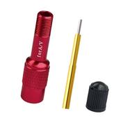 wueiooskj Adaptador de válvula de Horquilla Delantera para Bicicleta, tamaño Compacto, fácil instalación, Herramienta de reparación Esencial, Adaptador de válvula de Bomba de