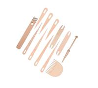 wueiooskj Agujas de tejer de Para madera Herramientas de tejido Proyectos trenzados de bricolaje y manualidades para niños que aprenden en casa Tapices Tapices Suéteres Lanzadera