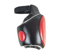 wueiooskj Almohadilla Protectora Deportiva para Muslos. Su Forma ergonómica y Duradera Garantiza un Ajuste Entrenamiento de Muay Thai y Otros Deportes, Negro y Rojo, Bien