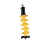 wueiooskj Barrena Perforadora para Hielo. Equipo Robusto para Pesca en Hielo Que Permite excavar con suavidad en océanos, Mares, Lagos y ríos, Amarillo, 75 centímetros