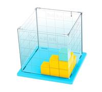 wueiooskj Bloques cúbicos pequeños: Herramienta didáctica de matemáticas Que fomenta la comprensión de Cubos y cuboides Mediante Modelos observación física. Bloques cúbicos pequeños: Herramienta