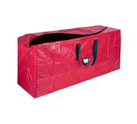 wueiooskj Bolsa Grande Impermeable para árbol de Navidad, de Tela Oxford, con Asas, fácil identificar y con guirnaldas, Rojo, Metro